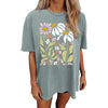Oversized dames T-shirt met bloemenprint