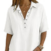 New Polyester Women's Short Sleeved Shirt
