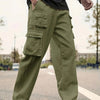 Loose Cargo Pants Army Green