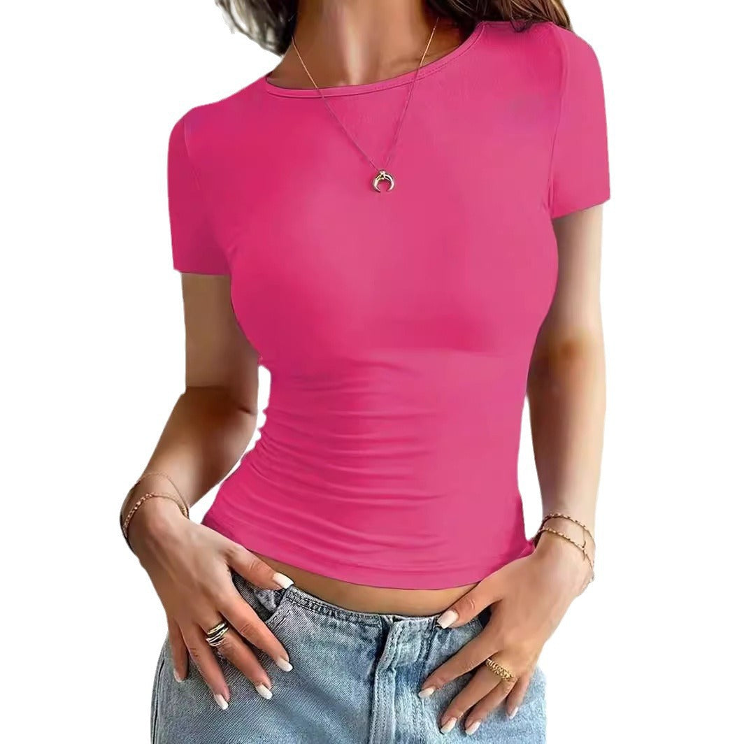 Dames t-shirt roze