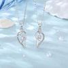 Minimalist Hand-in-hand Heart Pendant Necklace